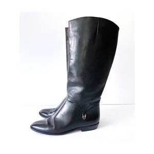 Vintage Nine West Black Leather Riding Boots - Size 7.5